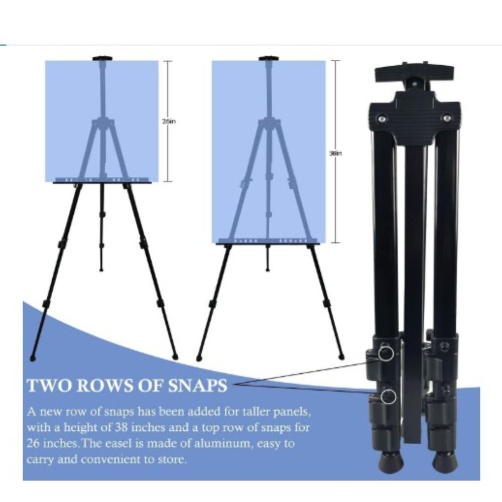 Black Multi-Adjustable Art/Painting Display Easel NEW - Picture 5 of 15